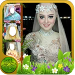 hijab kebaya wedding camera android application logo